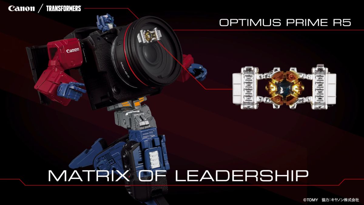 Transformers X Canon Optimus Prime R5 Official In-Hand